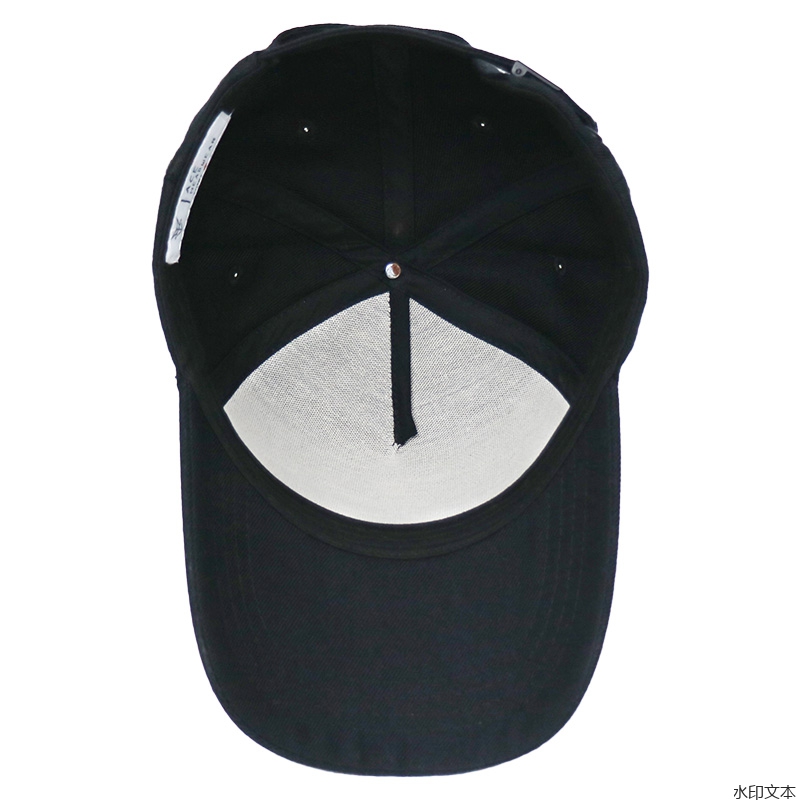 黑色混纺鸭舌帽