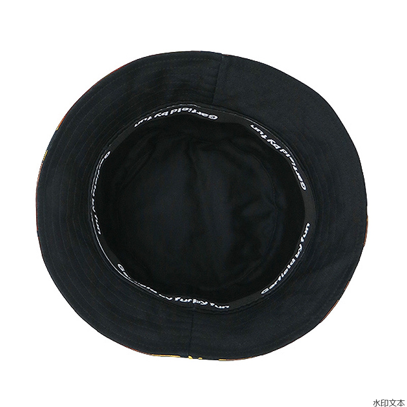 黄色迷彩渔夫帽