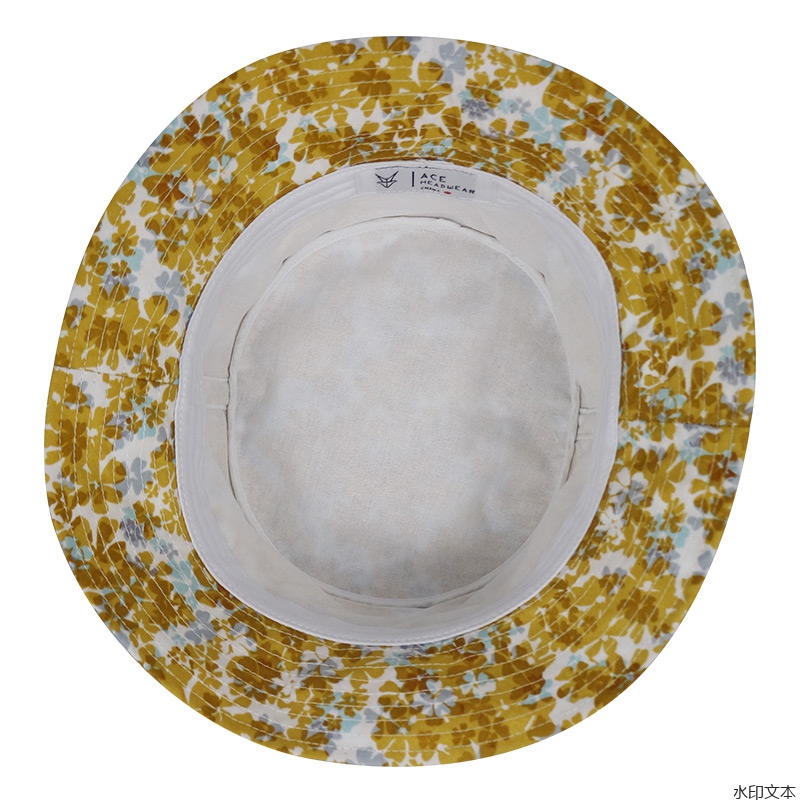 黄色碎花渔夫帽