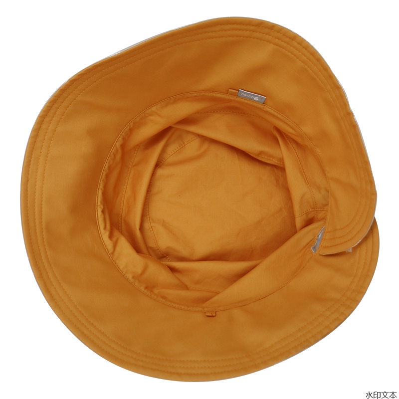 纯棉黄色户外遮阳帽