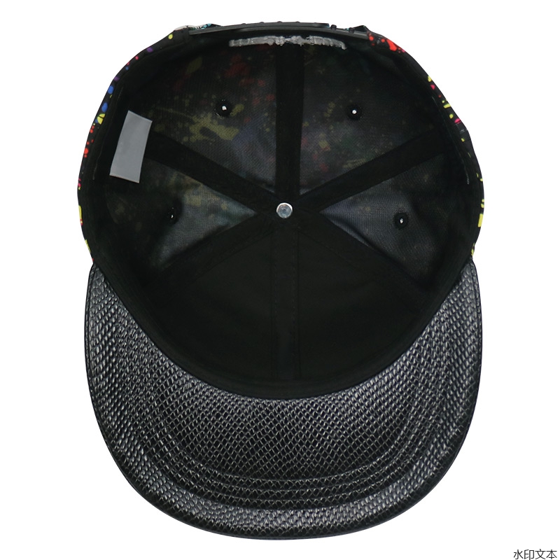 泼墨潮流街头平沿帽