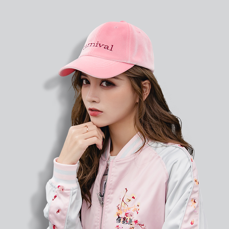 帽子秋冬季保暖丝绒毛百搭休闲户外加厚网红鸭舌男女士情侣棒球帽