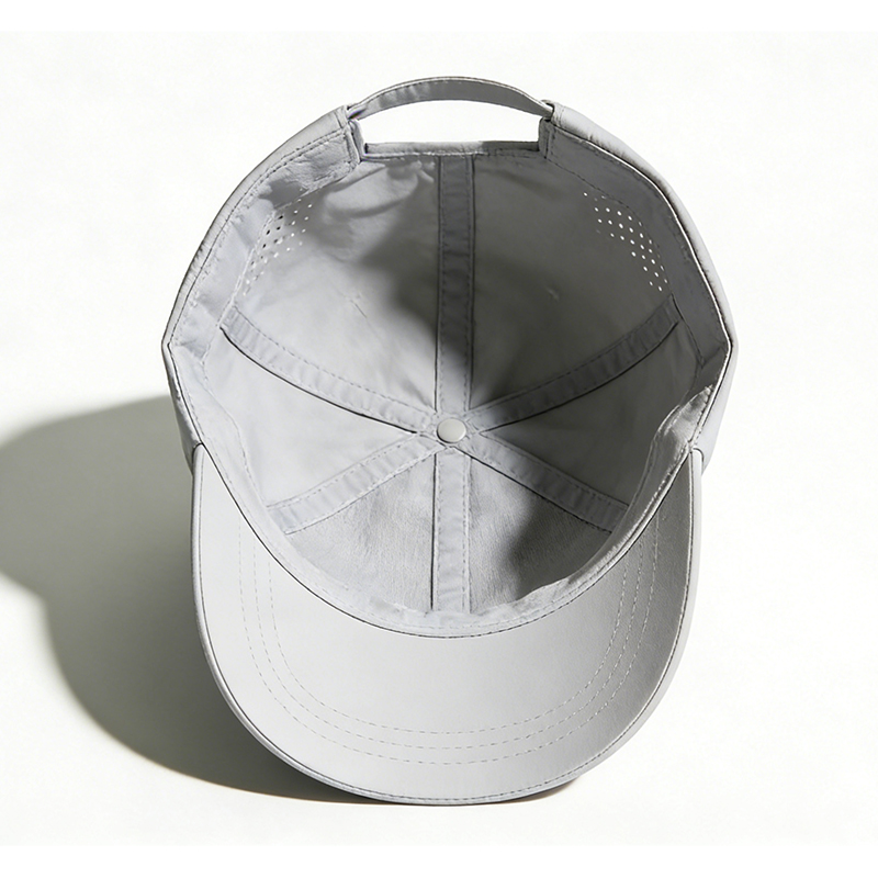 镭射打孔透气速干瓜皮运动帽