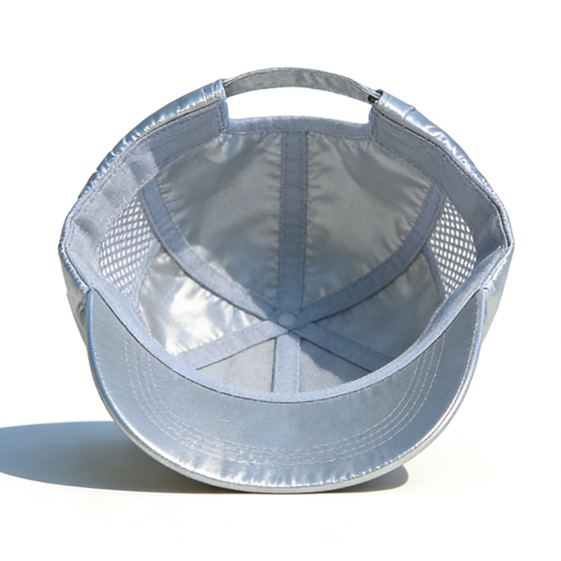 夏季帽子网孔透气速干反光瓜皮帽