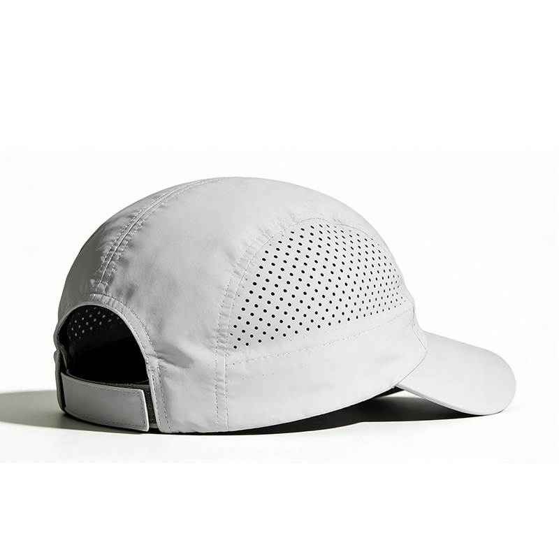 镭射打孔透气速干瓜皮运动帽