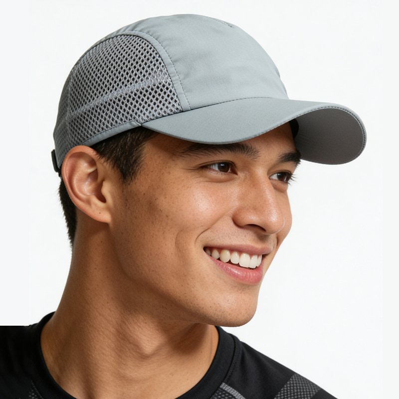 户外运动网帽速干防晒遮阳透气