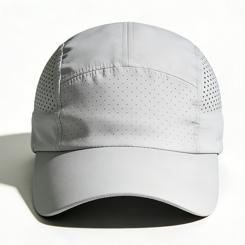 镭射打孔透气速干瓜皮运动帽