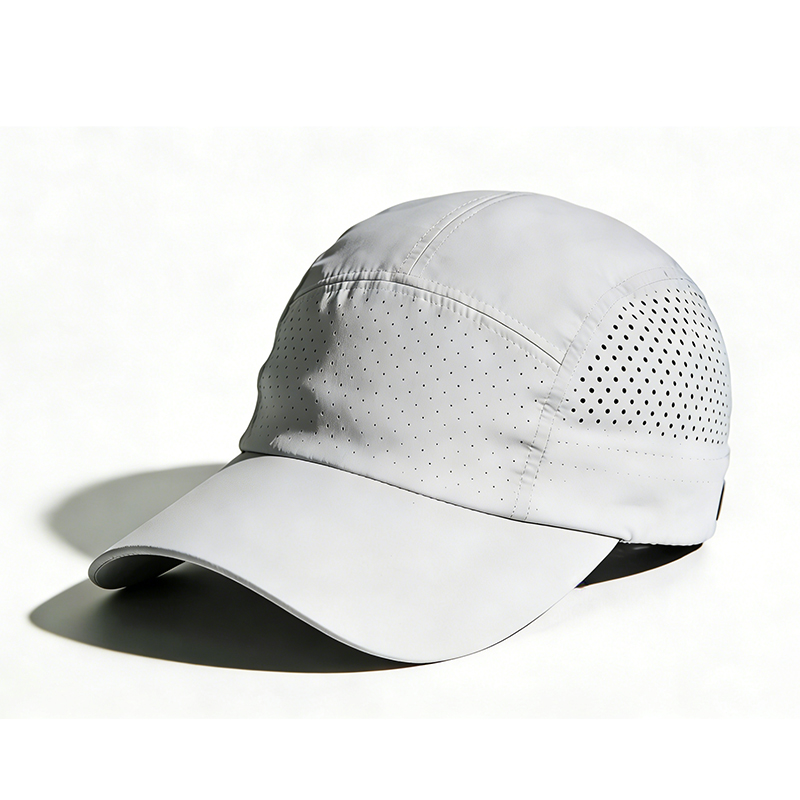 镭射打孔透气速干瓜皮运动帽