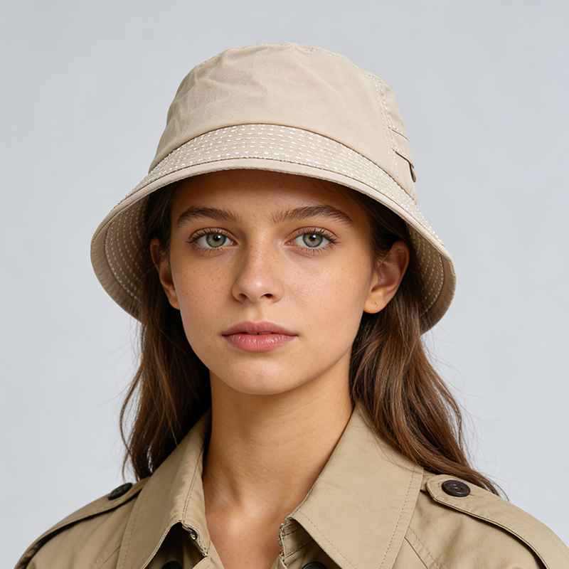 米粒绣通勤休闲渔夫帽