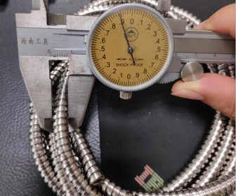 不銹鋼單扣軟管