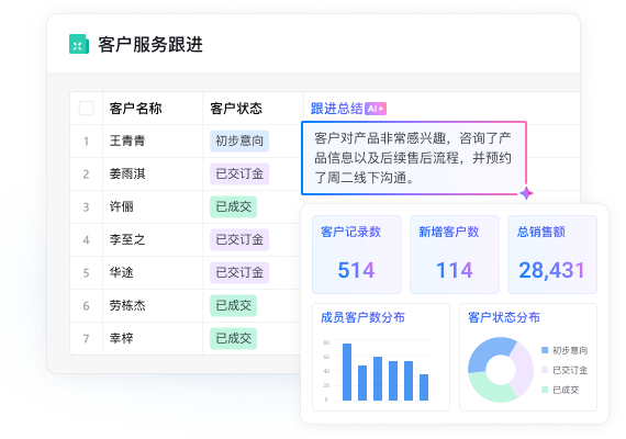 企业微信智能表格