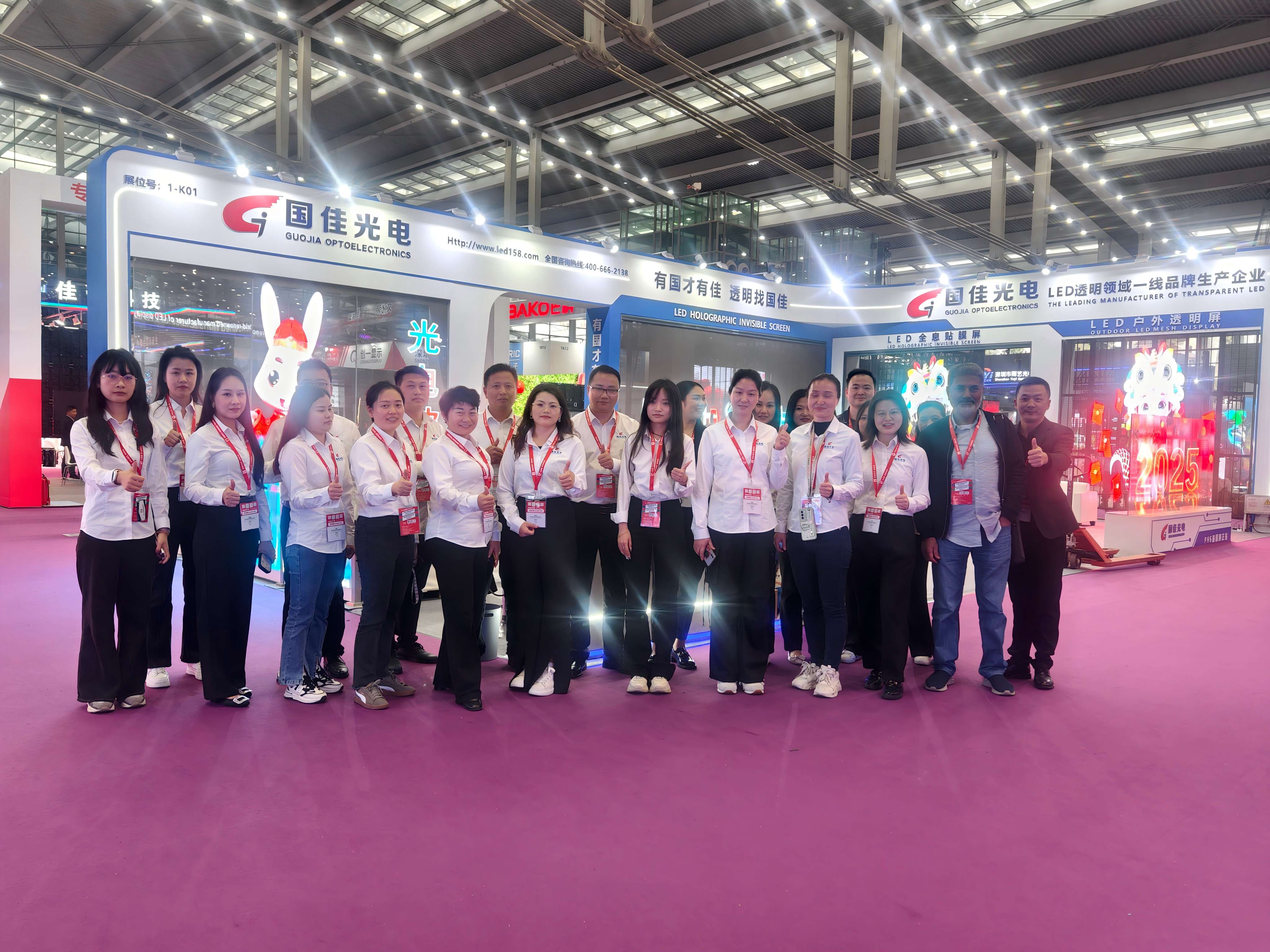 国佳光电闪耀 2025 LED CHINA 展会