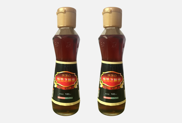洞庭山纯黑芝麻油-180ml