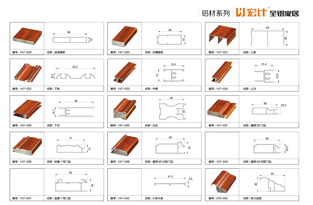 宏计全铝家居 全铝家具  全铝家居 铝型材