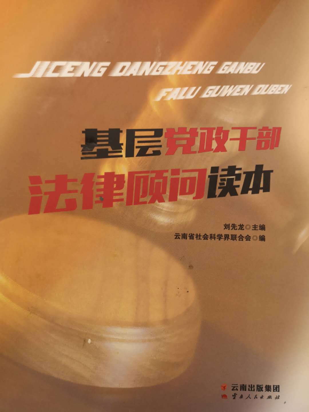 著书：《基层党政干部法律顾问读本》（2018年首发、刘先龙律师、云南尚矩律师事务所主任）