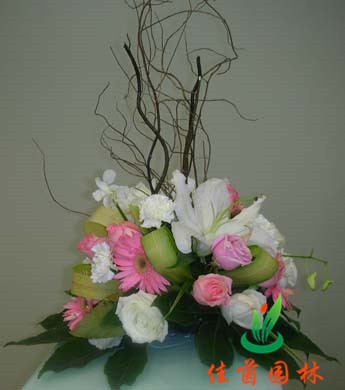 前台艺术插花