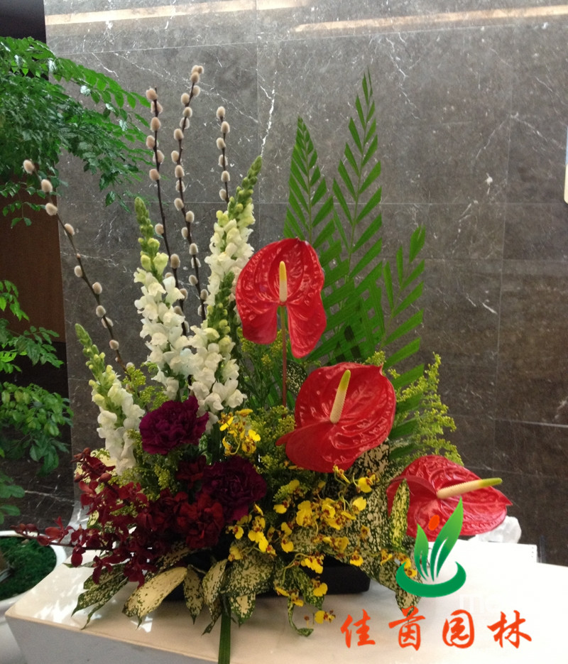 前台艺术插花