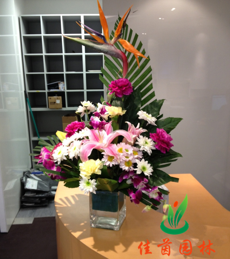 前台艺术插花