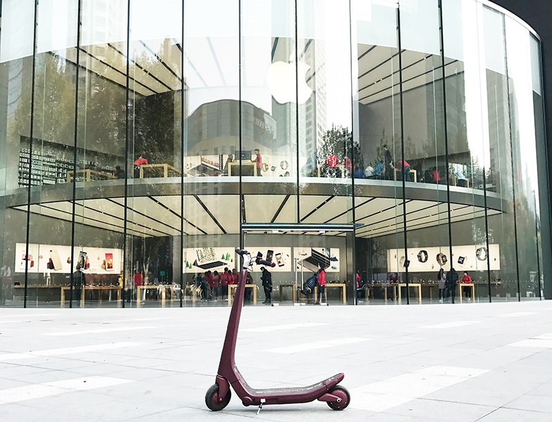 The best shopping partner---Lehe L1 e-scooter