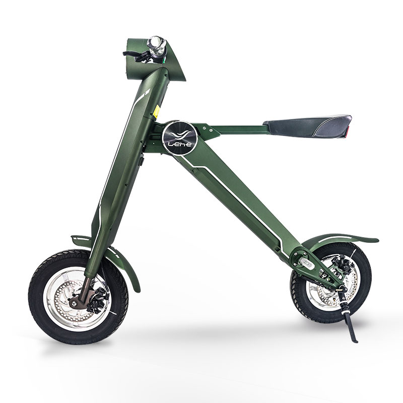 LEHE K1 Black Green electric mobility scooter foldable for sale