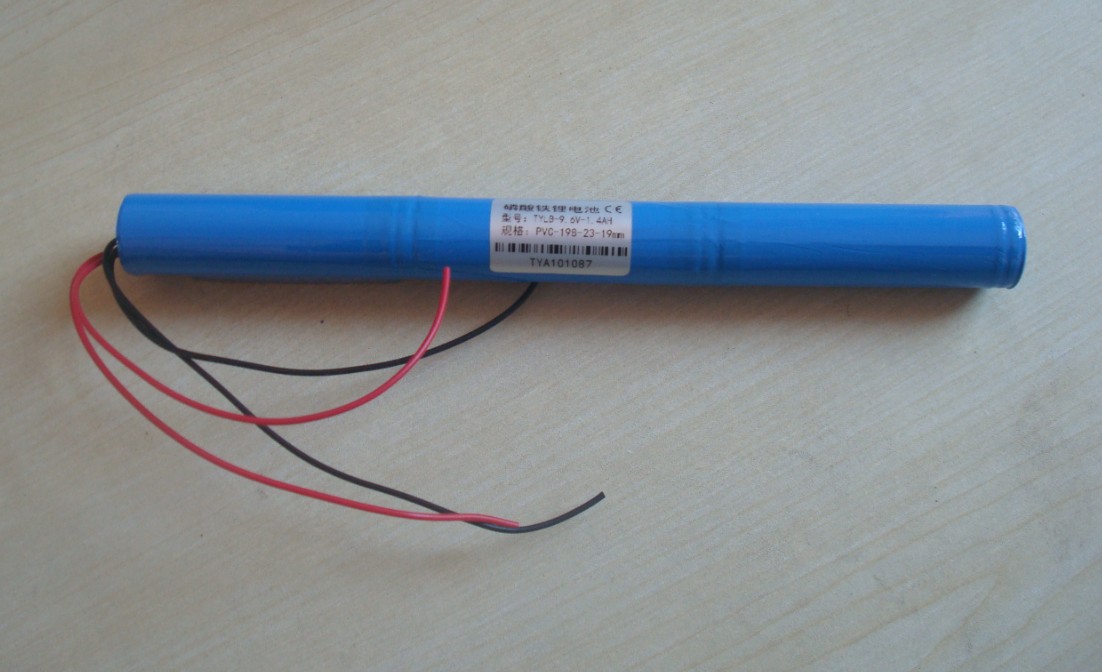 TYLB-9.6V-1.4AH磷酸铁锂电池组