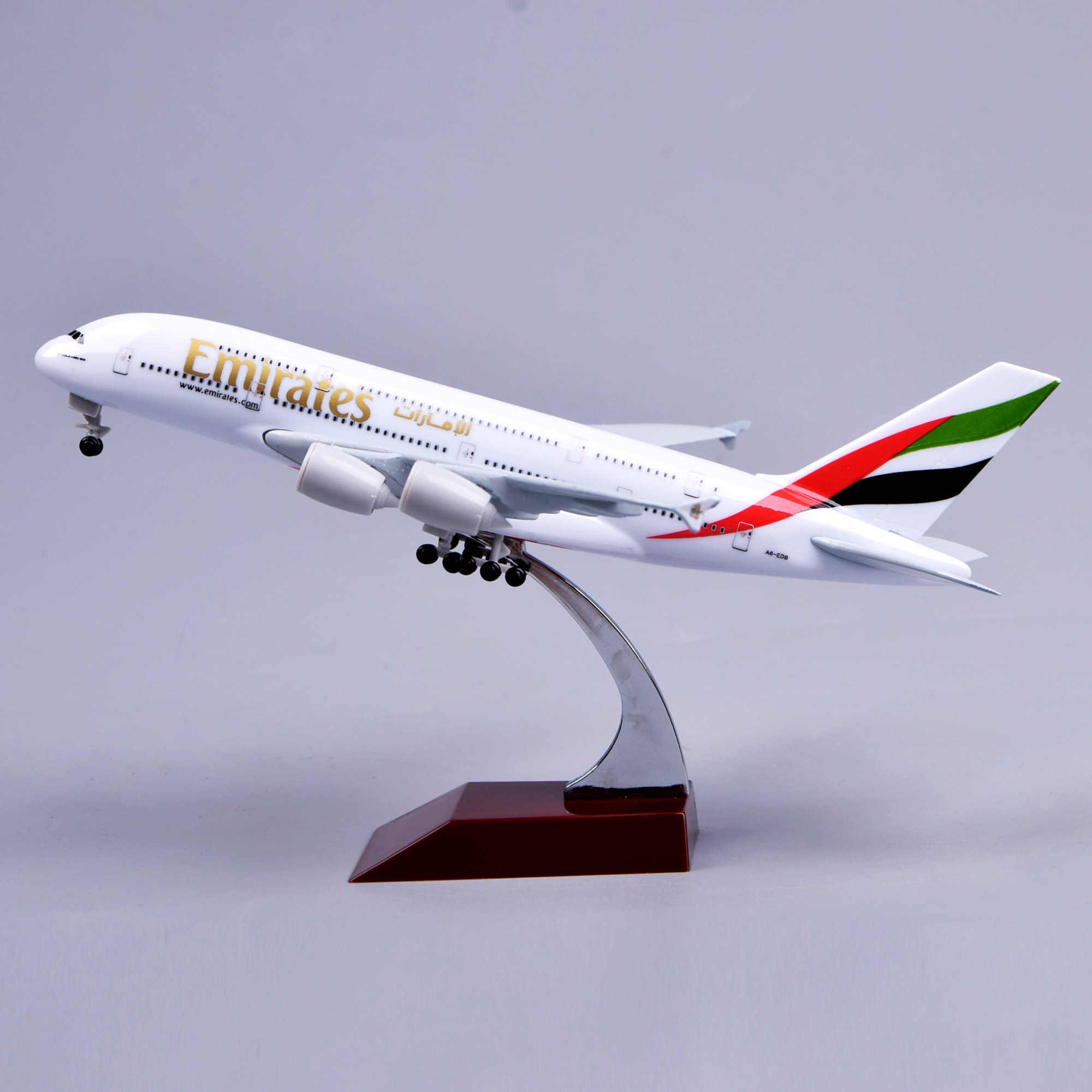 飞机模型20厘米A380阿联酋