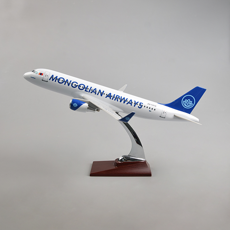 飞机模型37厘米 A320 蒙古航空