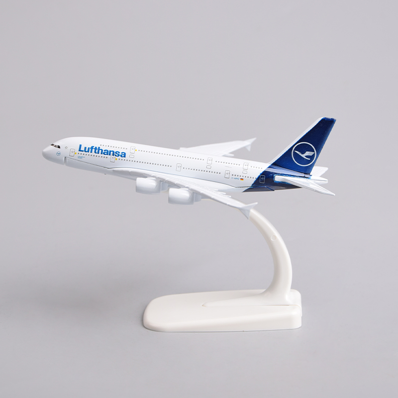 飞机模型16厘米A380 汉莎