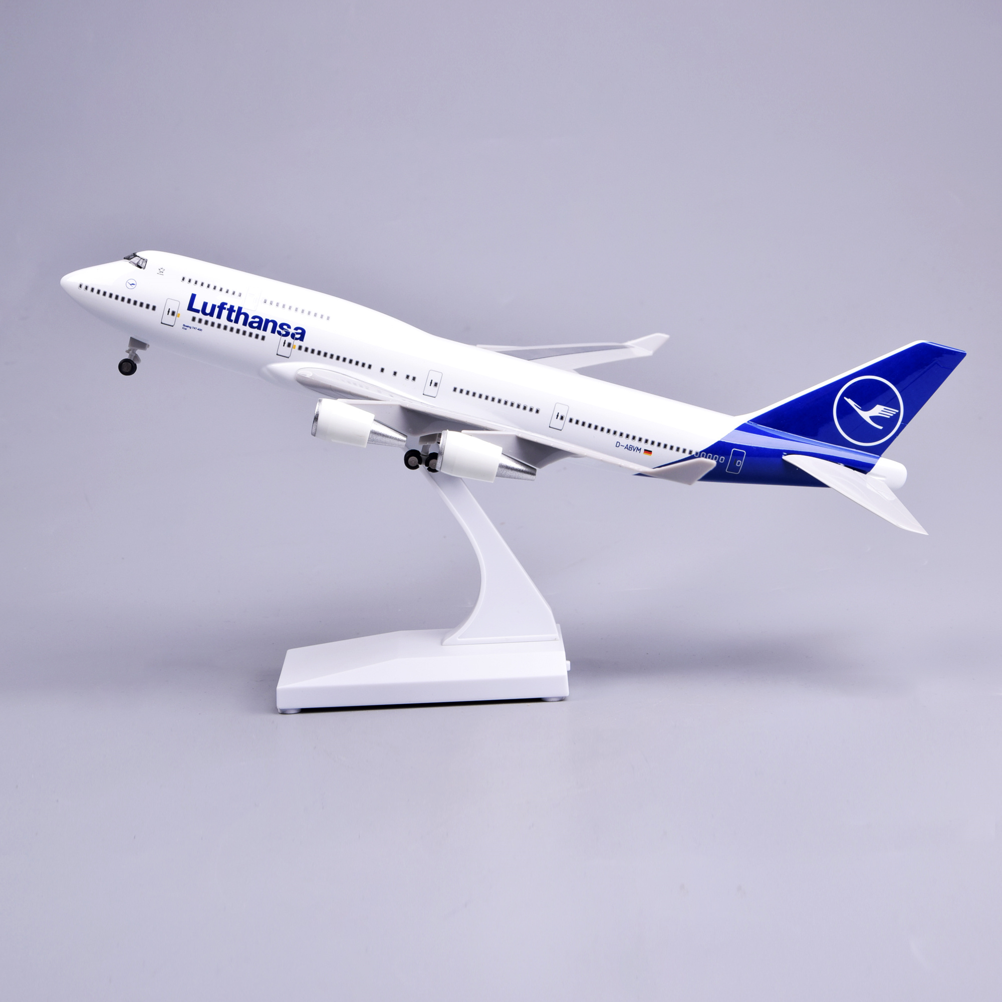 飞机模型30厘米747汉莎