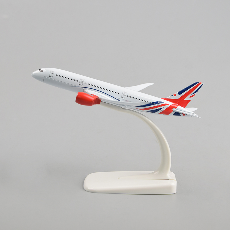 飞机模型16厘米787 英国航空