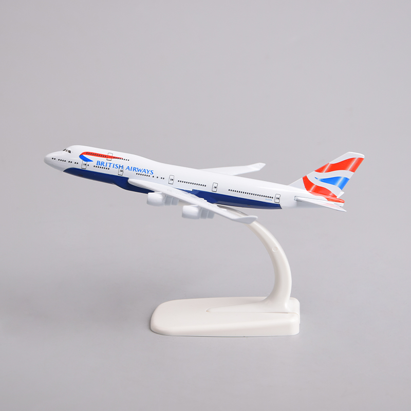 飞机模型16厘米747-400 英国航空