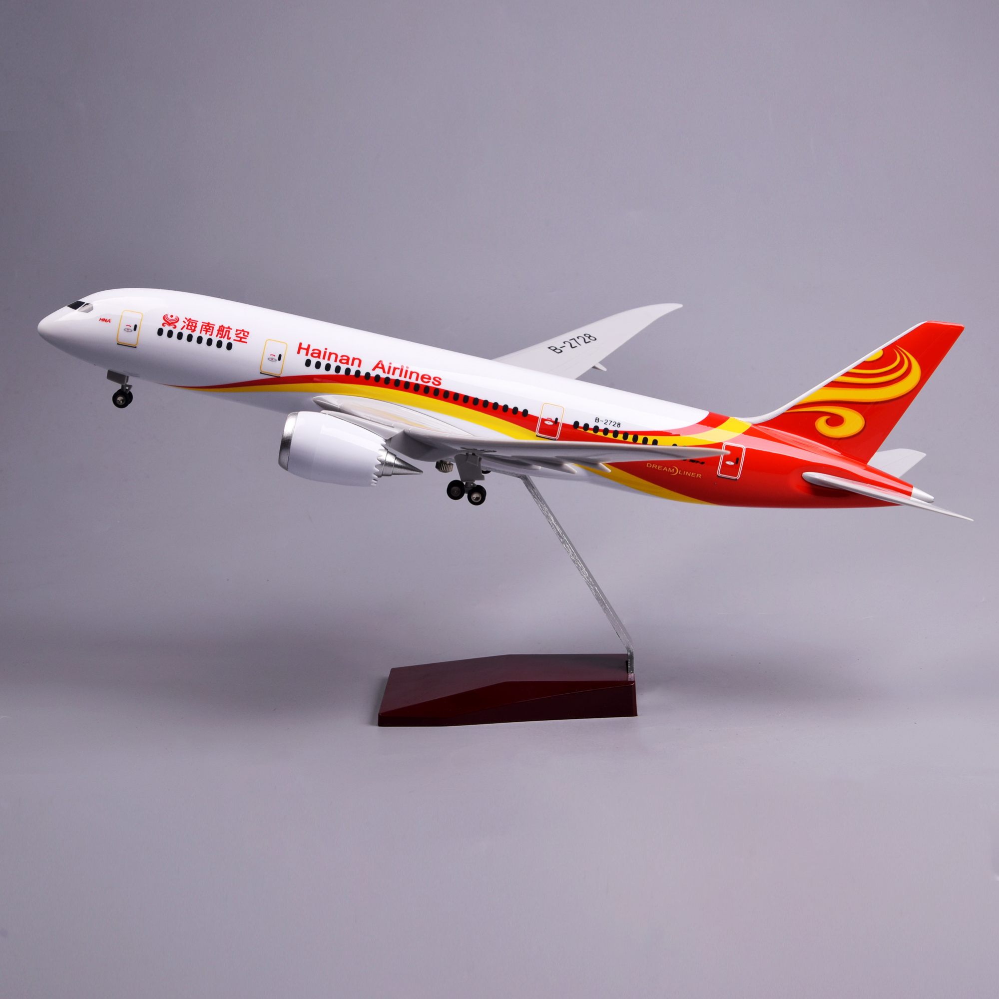 飞机模型47厘米787海南航空