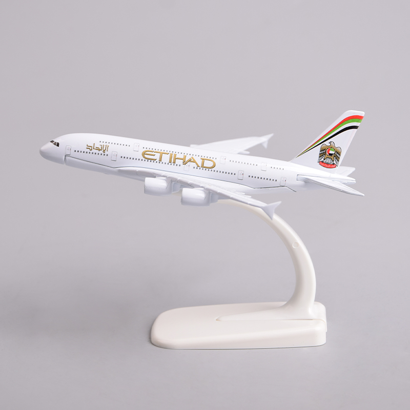 飞机模型16厘米A380 阿提哈德