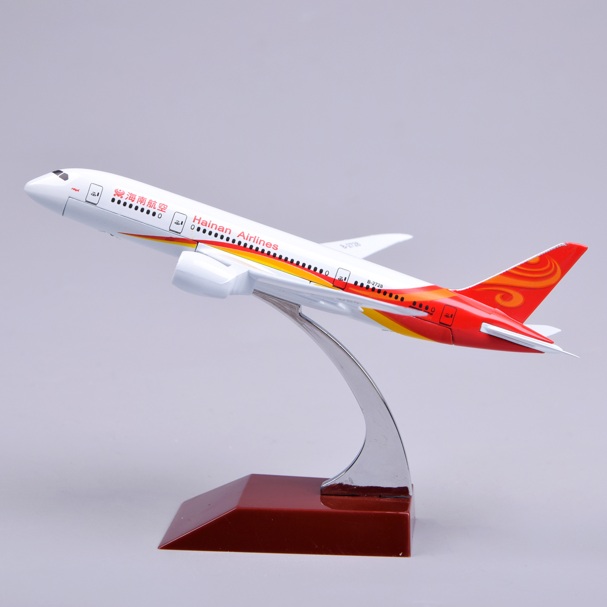 飞机模型16厘米B787海南航空