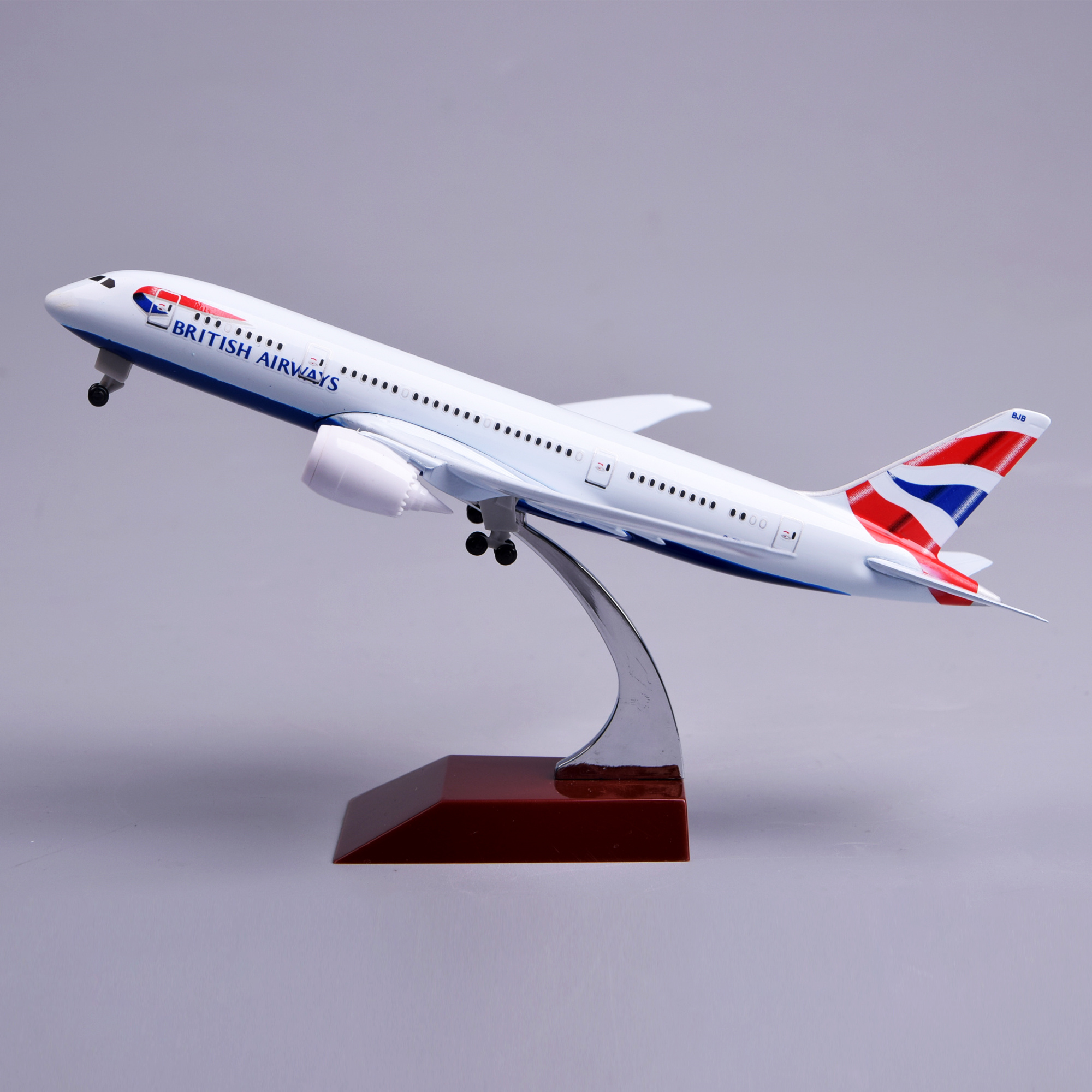 飞机模型20厘米787英国航空