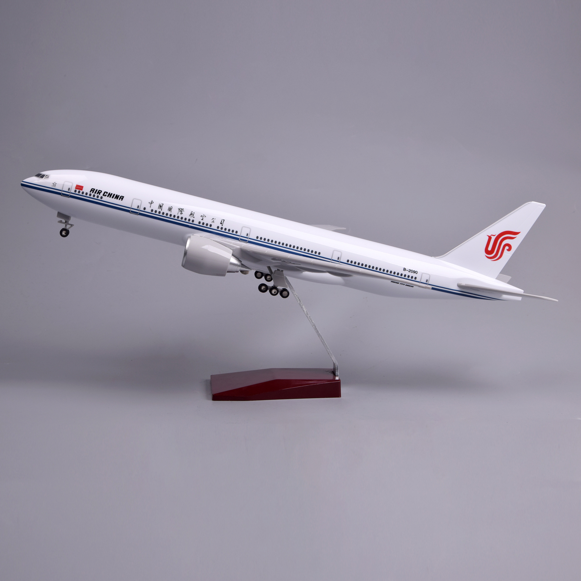 飞机模型47厘米777中国国际航空