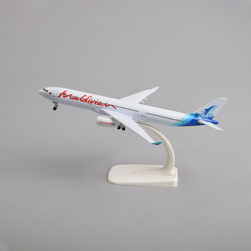 飞机模型20厘米A330 马尔代夫
