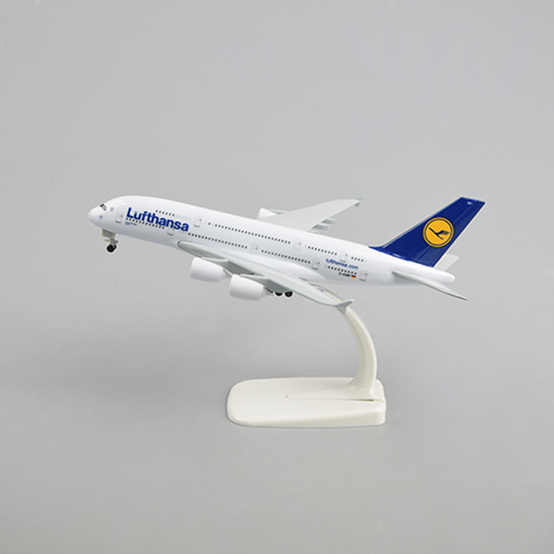 飞机模型20厘米A380-800 汉莎