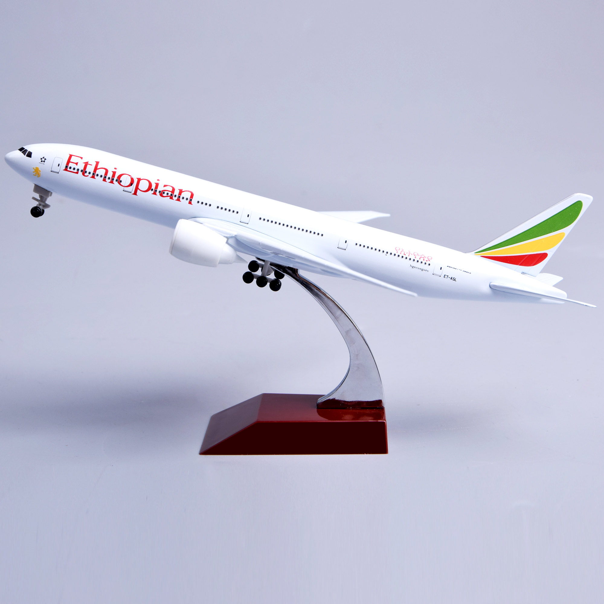 飞机模型20厘米777埃塞俄比亚