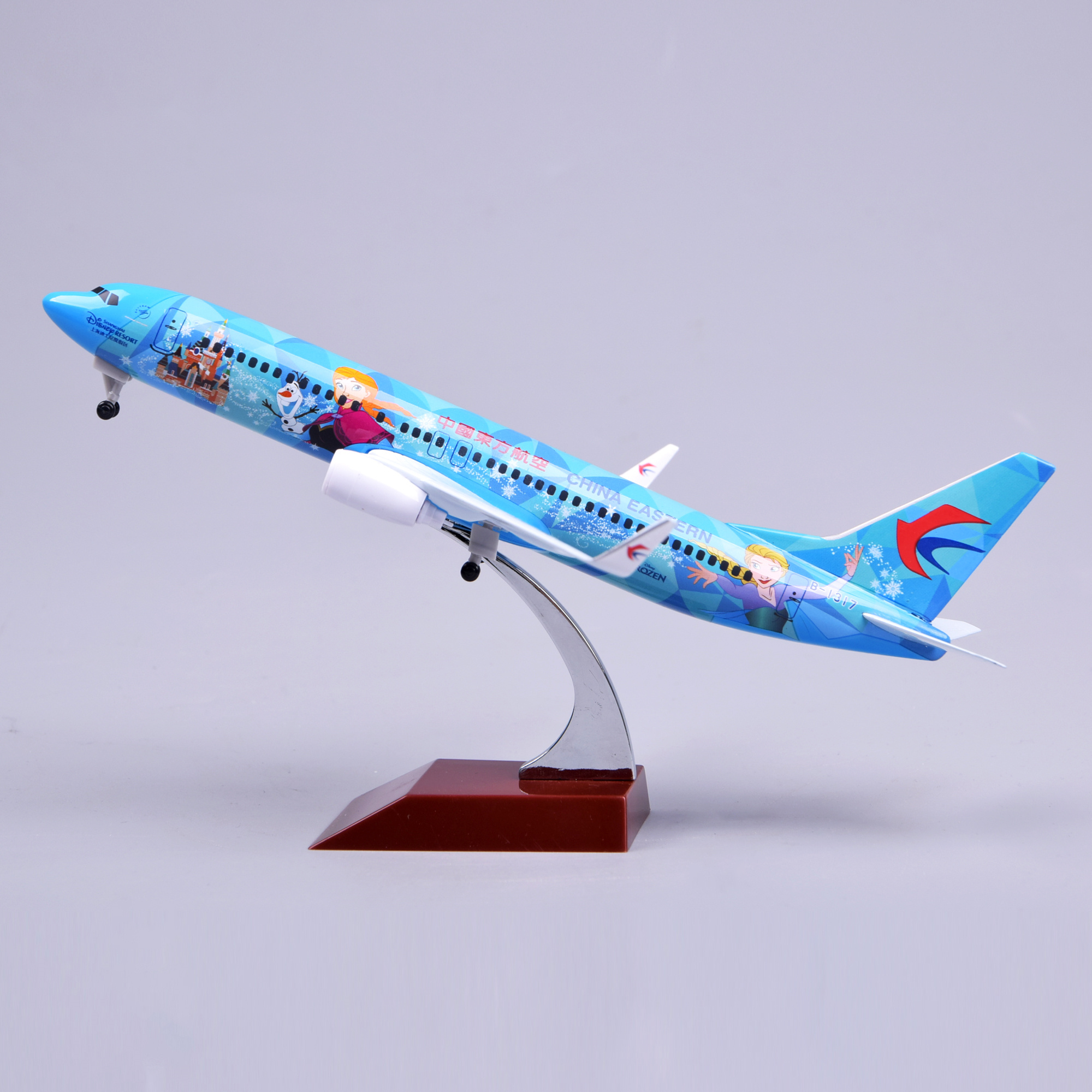 飞机模型20厘米737中国东方航空