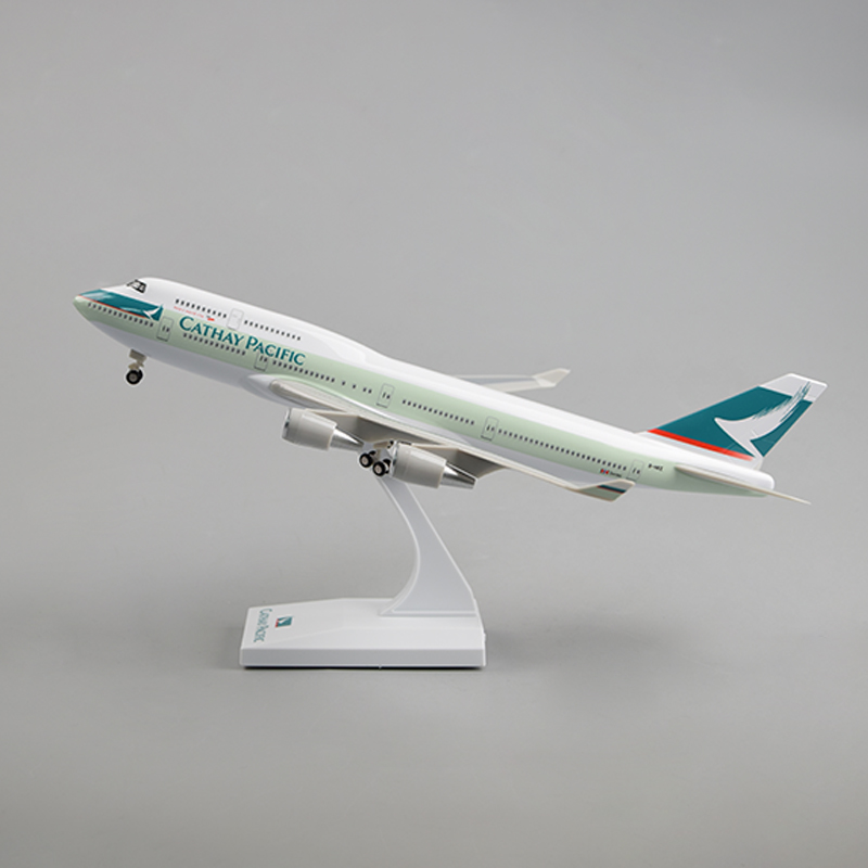 飞机模型30厘米 747 国泰