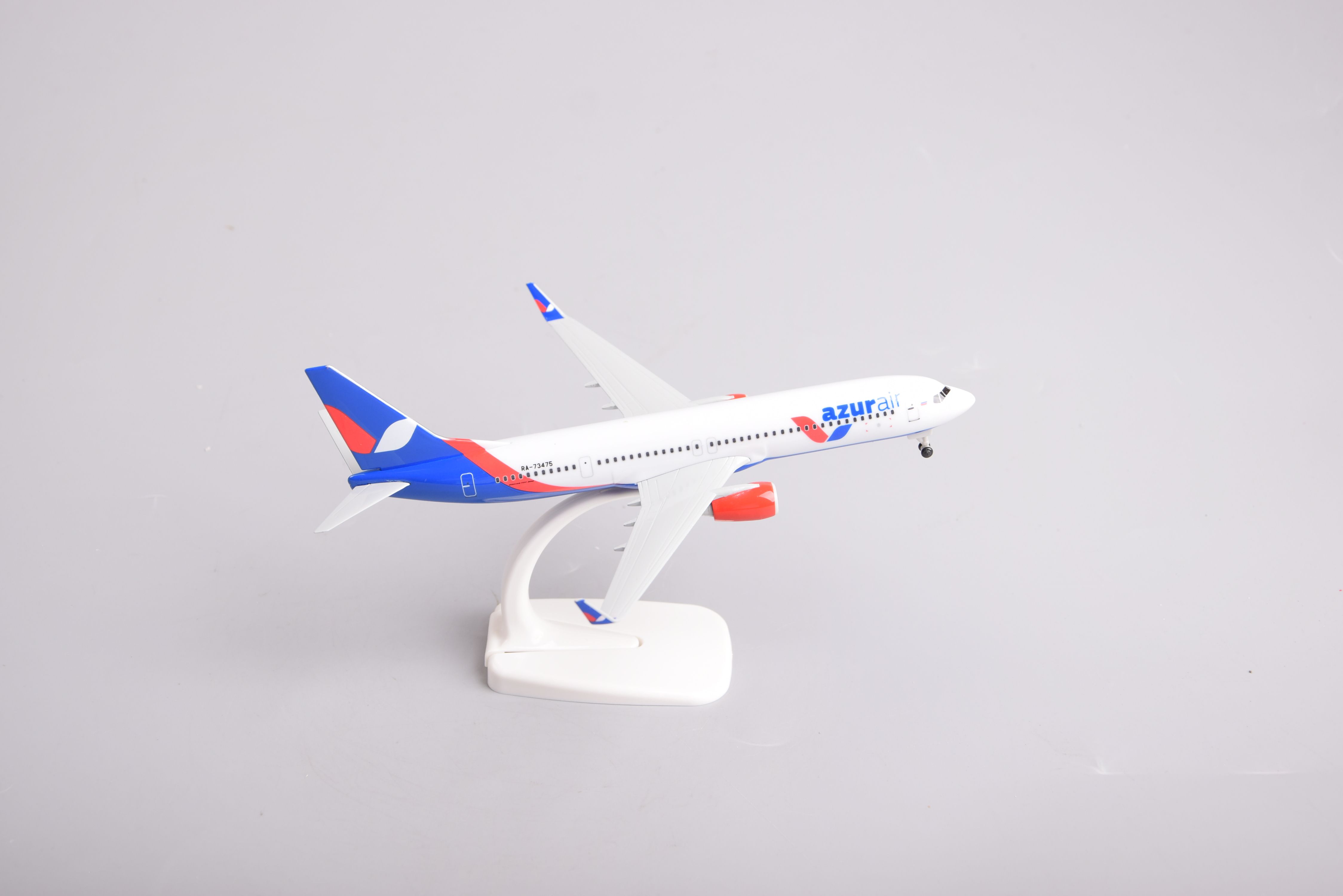 飞机模型20厘米737-800 蓝色航空