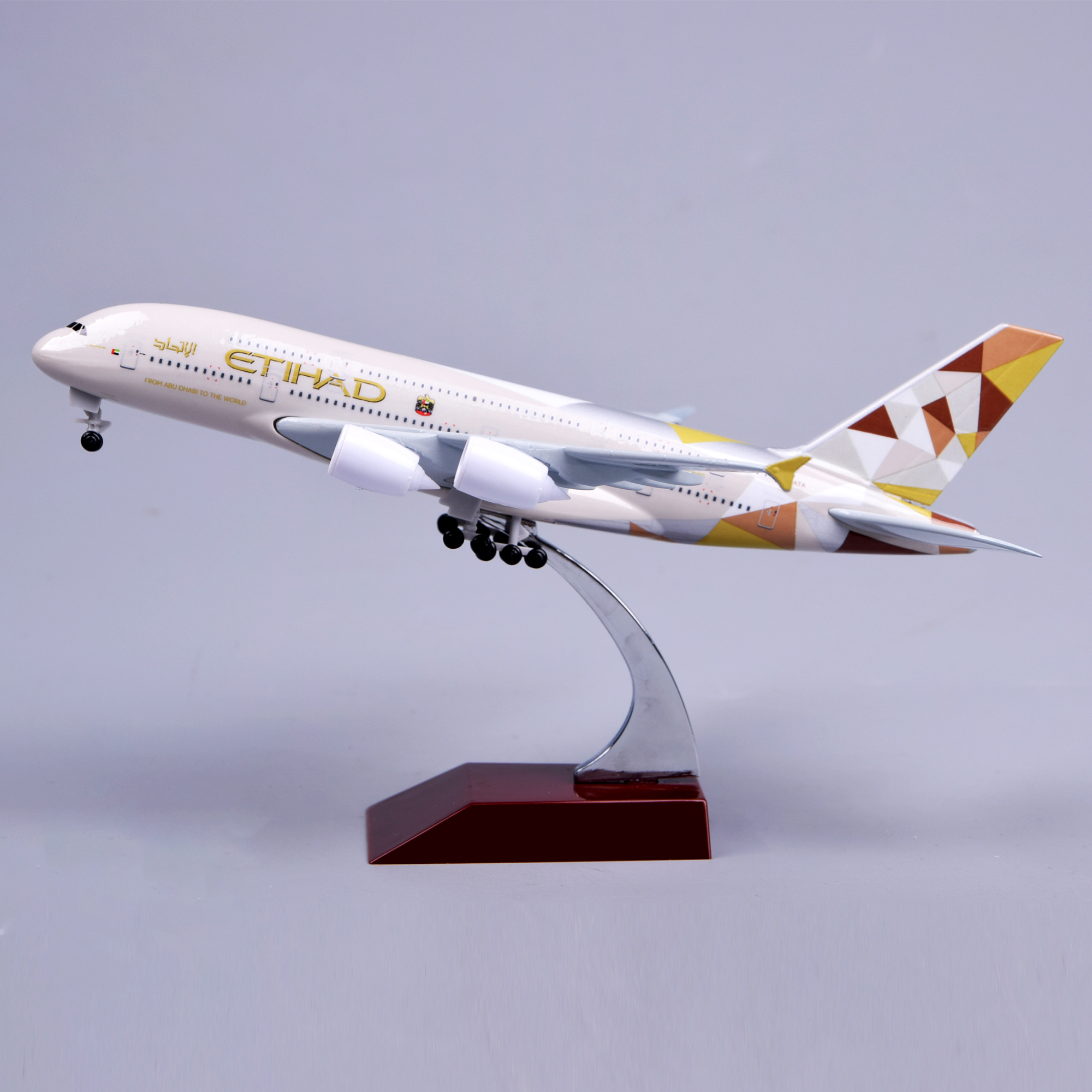 飞机模型20厘米A380阿提哈德