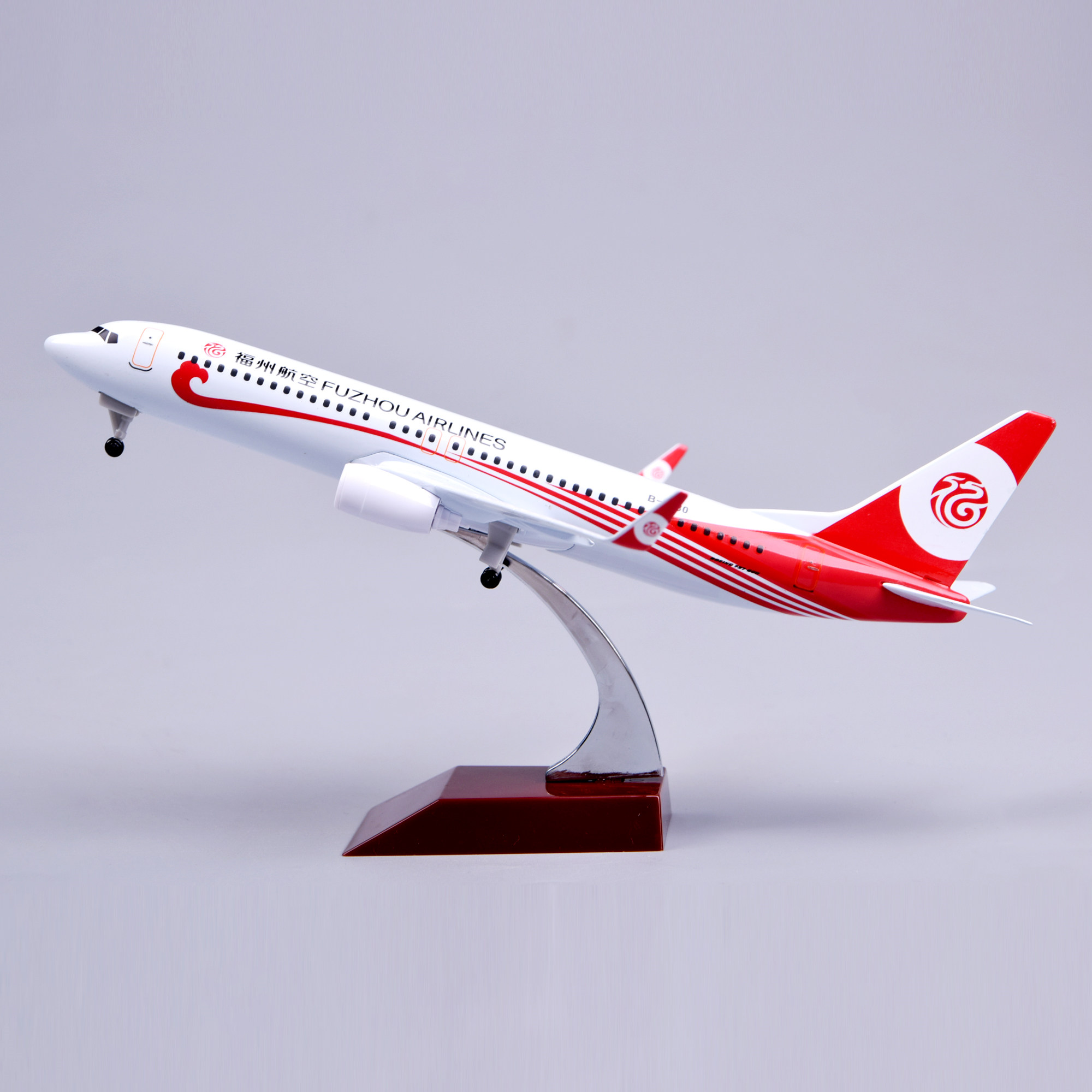 飞机模型20厘米737福州航空