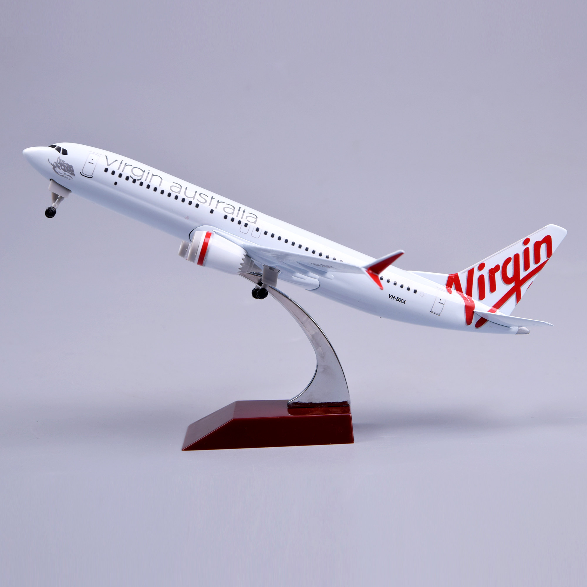 飞机模型20厘米737MAX澳大利亚维珍