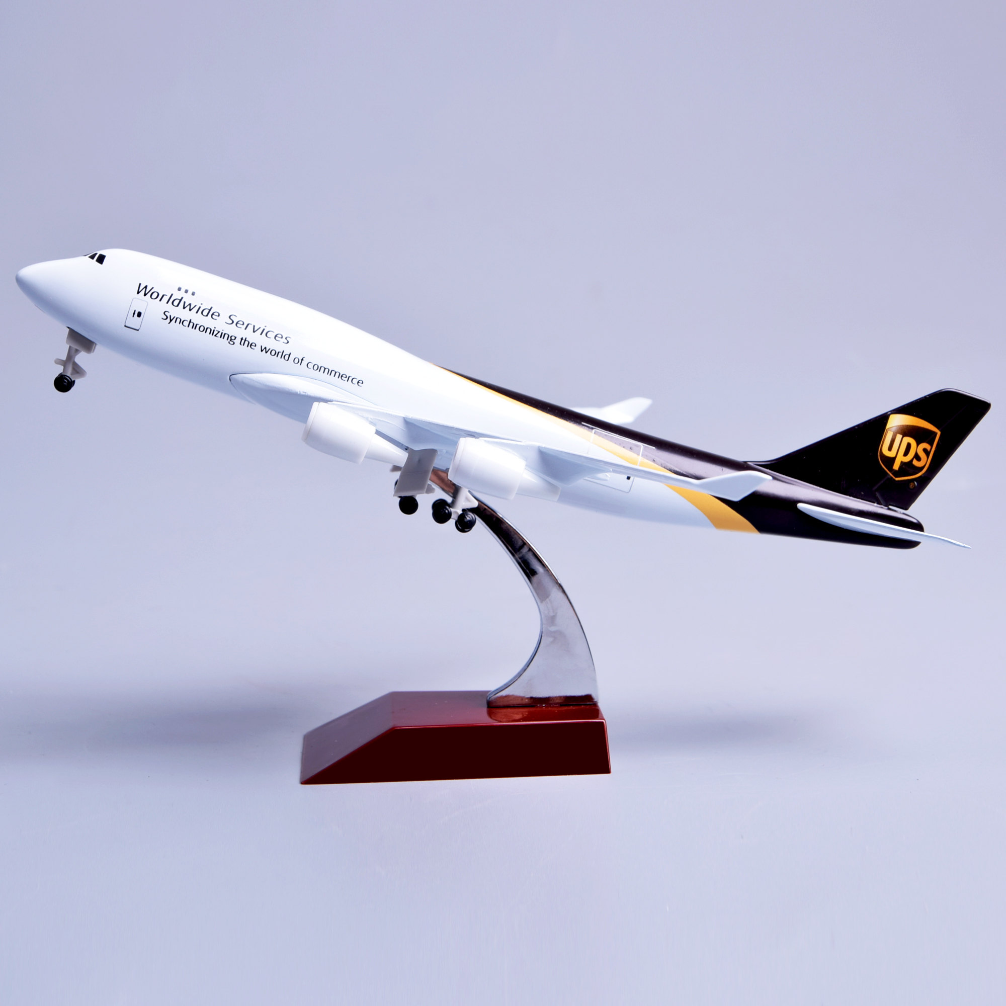 飞机模型20厘米747-400UPS
