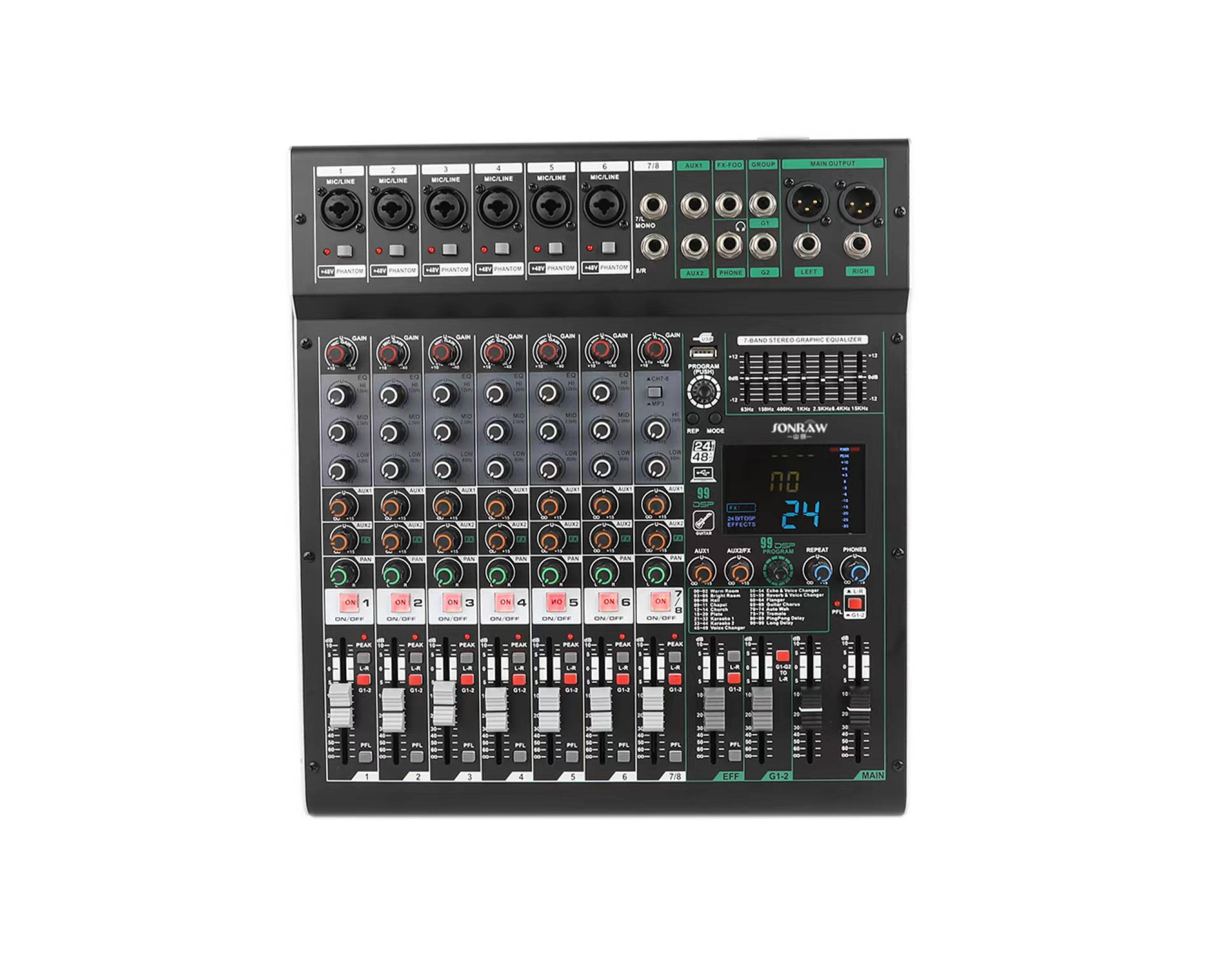 模拟调音台  JS-T8