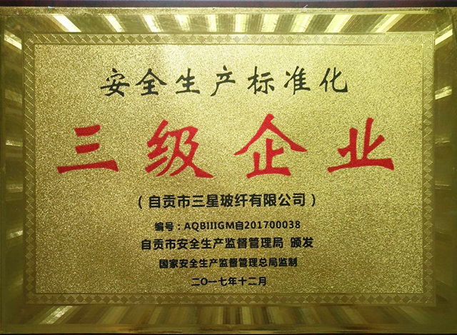 安全生產(chǎn)標(biāo)準(zhǔn)化三級企業(yè)