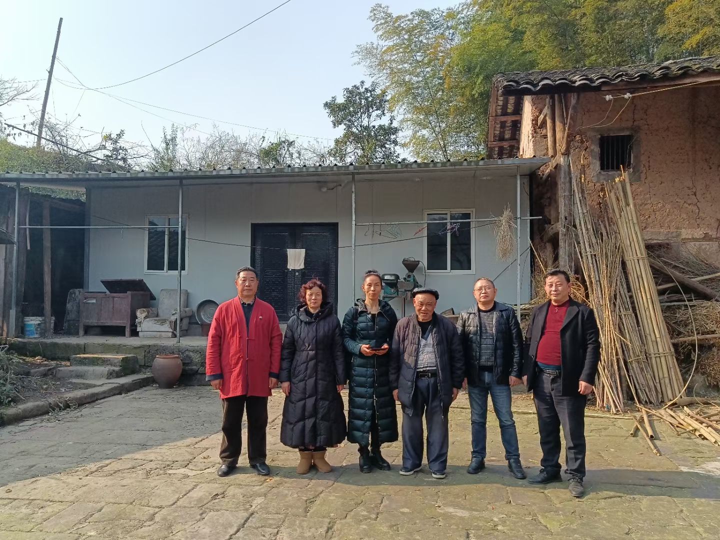 中国天眼风水实战应用l非遗传承人，中国非物质文化遗产研究院智库专家高浦洪，2024年2月12日，应邀在重庆市綦江区组织考察风水。
