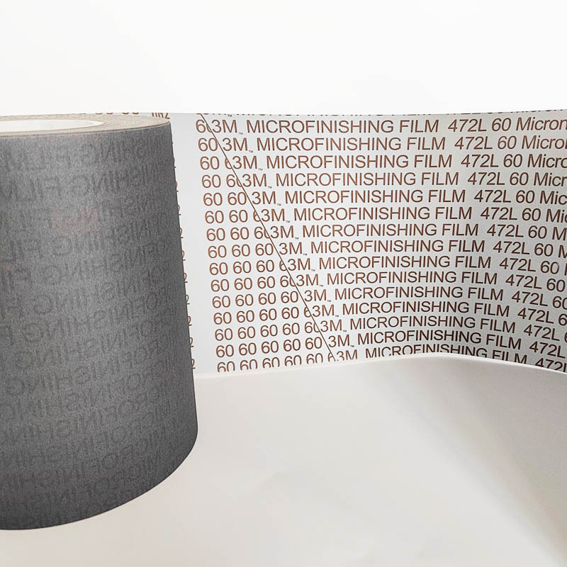 3M472L砂带卷8IN*150FT*3IN精密研磨卷抛光带钢材镜面打磨金属汽车列车轴类零件